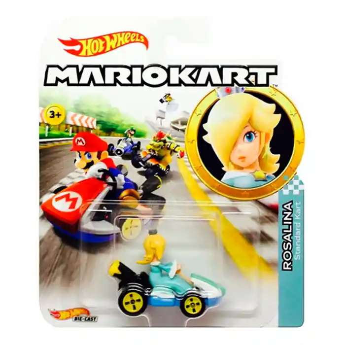 Hot Wheels Carro Mario Kart Princess Rosalina