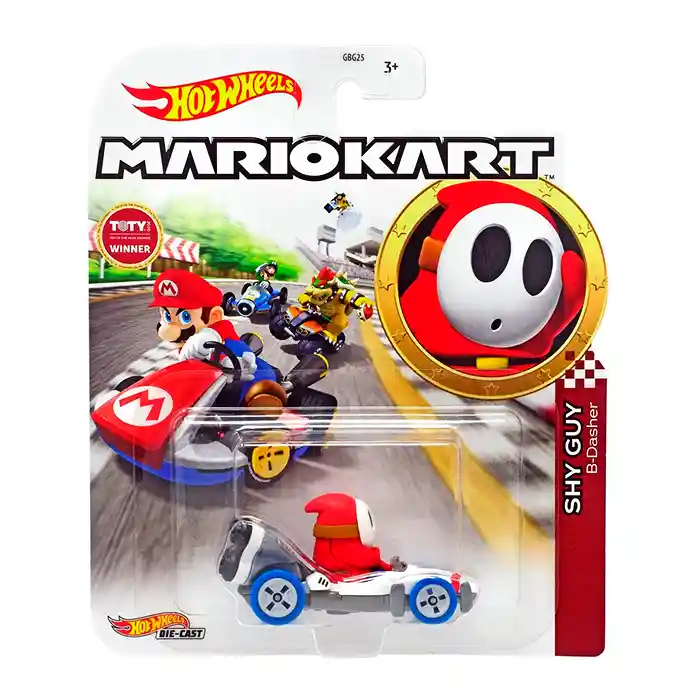 Hot Wheels Carro Mario Kart Shy Guy B-Dasher