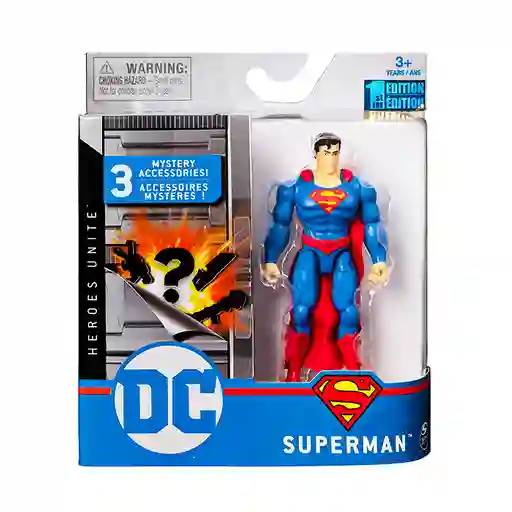 Super Dc Figura Man Heroes Unite Con Accesorios 12 Cm