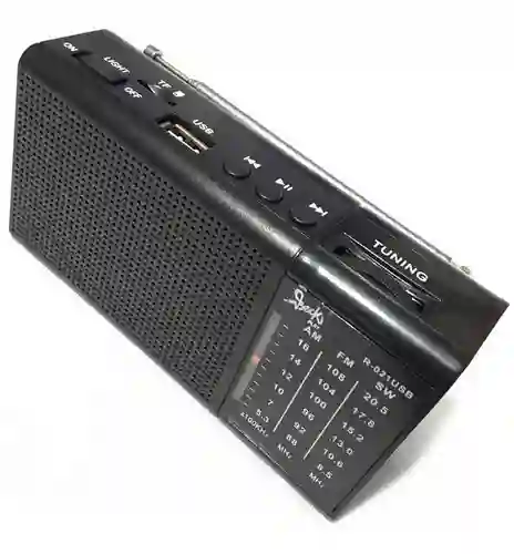 Radio Bandas Am Fm Usb Micro Sd Bolsillo Recargable 021