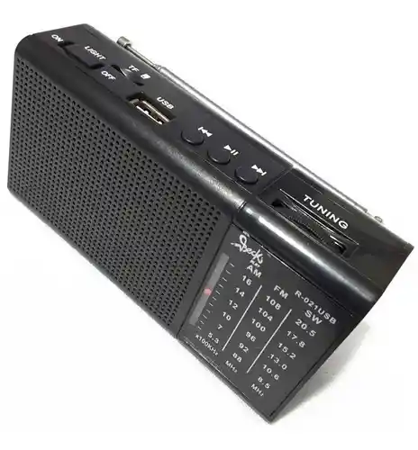 Radio Bandas Am Fm Usb Microsd Bolsillo Recargable