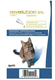 Revolution Antiparasitario 6% 2.6 A 7.5 Kg 0.75 Ml