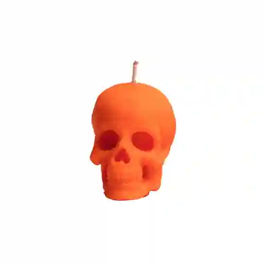 mini skull naranja