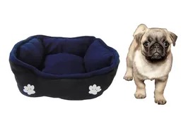 Cama Mediana Doble Faz para Mascota Azul oscuro