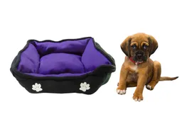 Cama Mediana Doble Faz Para Mascota Morado