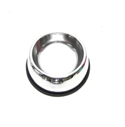 Comedero Bebedero Acero Inoxidable  Grande Plateado