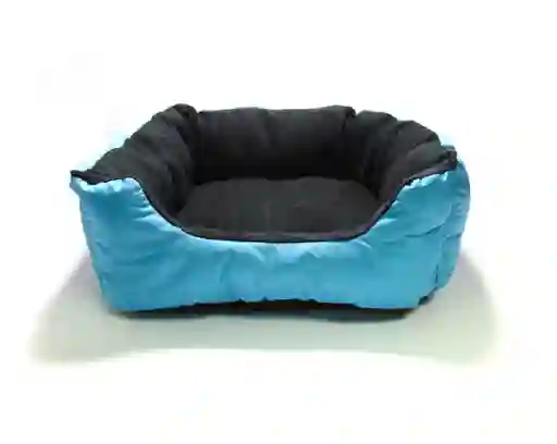 Cama Para Mascota Mediana Color Azul Claro 