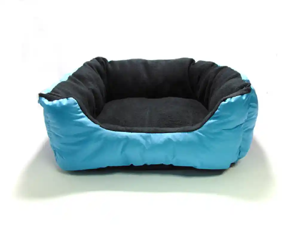 Cama Para Mascota Mediana Color Azul Claro 