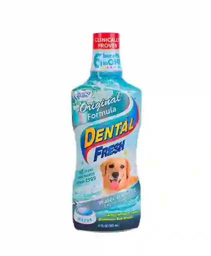 Dental Fresh Enjuague Bucal Para Perros Grande 503Ml
