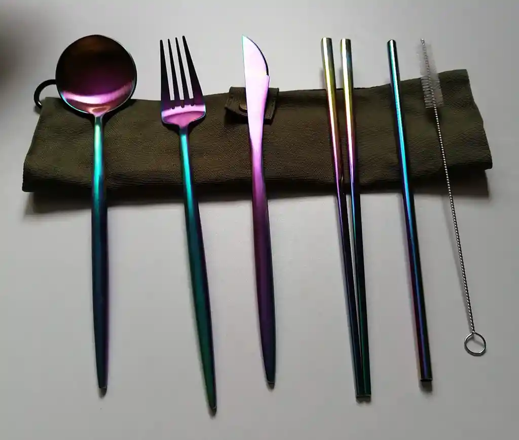 Set de cubiertos Ecológicos portable Personalizados 