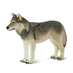 Safari Figura Coleccionable Lobo Gris Gray Wolf