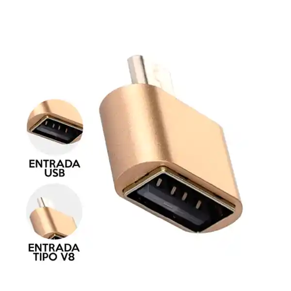 Adaptador De Puerto Usb Otg V8