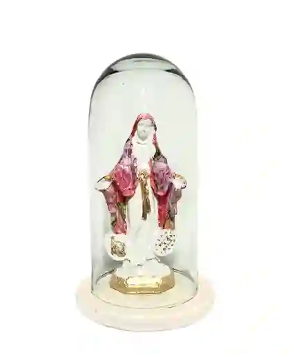 Abastodeco Figura Virgen en Urna de Cristal
