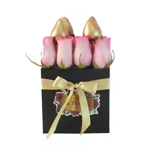 Caja Hugo Mini Fresas Negra