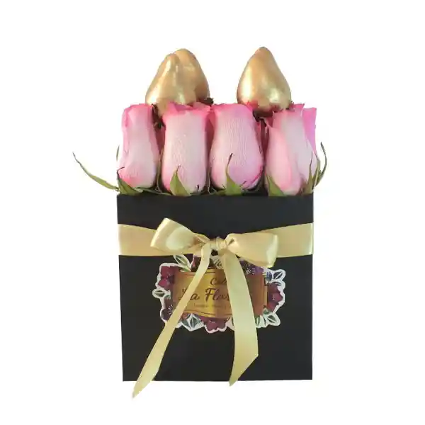 Caja Hugo Mini Fresas Negra