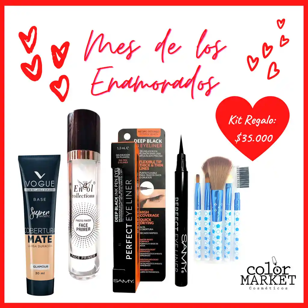 kit maquillaje varios