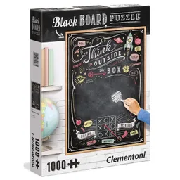 Clementoni Rompecabezas Think Outside Tablero Negro 1000 Pcs