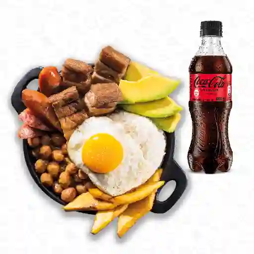 Frijolada y Coca-Cola