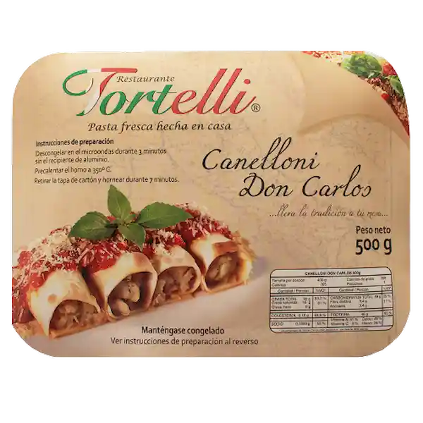 Tortelli Cannelloni 3 Quesos