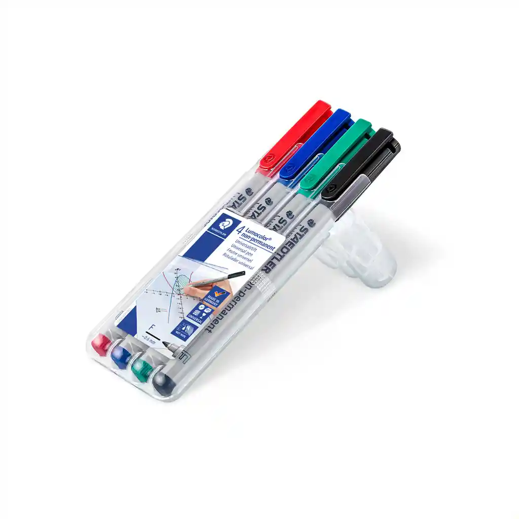 Staedtler Lumocolor Non Permanent Punta Fina Caja X 4