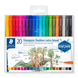 Staedtler Plumígrafos Triplus Broadliner Estuche X 20