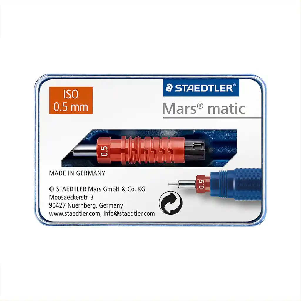 Staedtler Punta Repuesto Rapidografo Recargable 0.5Mm