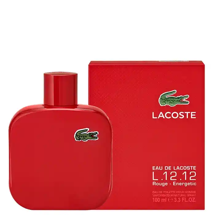 Lacoste Perfume L.12.12 Rouge 100Ml Hombre Original Garan