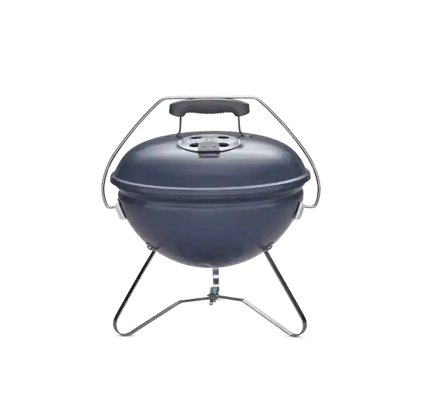 Weber Smokey Joe Premium Charcoal Grill 14In Slate Blue 1126801