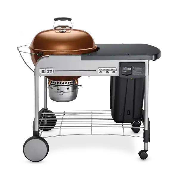 Weber Asador Carbon Performer Deluxe 22 In Cobre 15502001