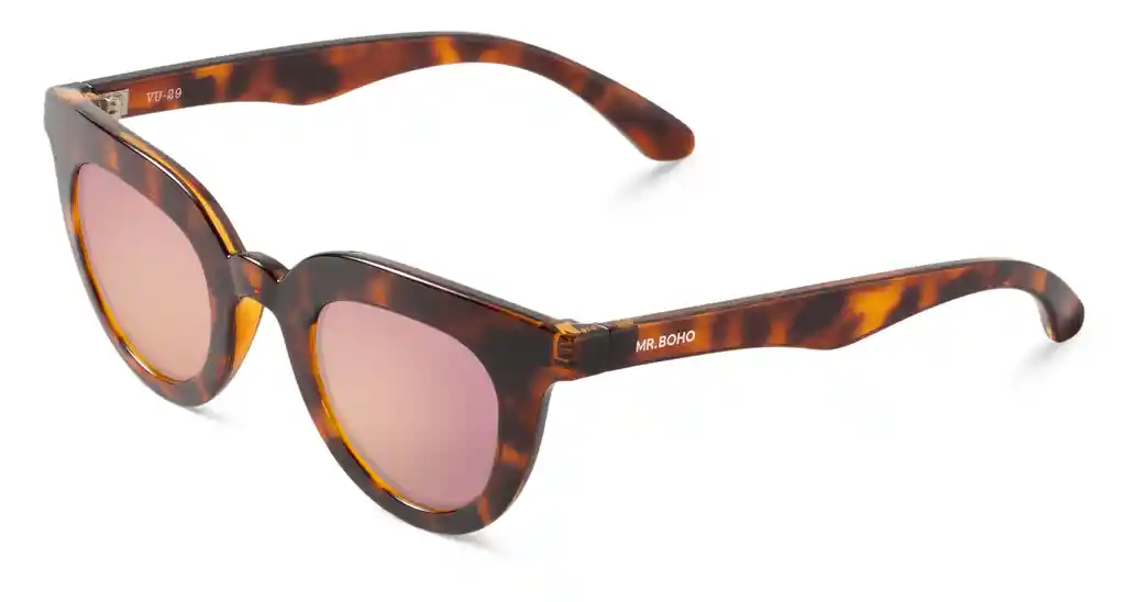 MR BOHO GAFAS HAYES CAREY OSCURO CON LENTE ROSA ESPEJO