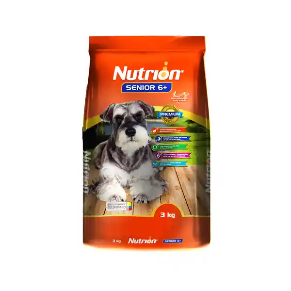Nutrion Alimento Para Perro Senior 6+ 3 Kg