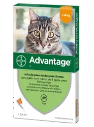 Advantage Antipulgas Para Gatos Pipeta Hasta 4Kg