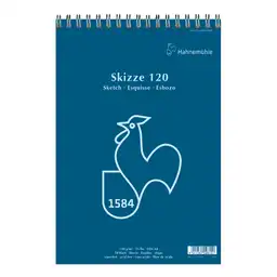 Skizze 120 Spiral Hahnemühle A4 21x29,7 Cm - 120g - 50 Hojas