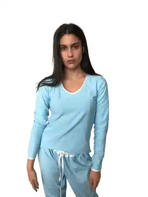 Nüi Pijama Azul Claro Manga Larga