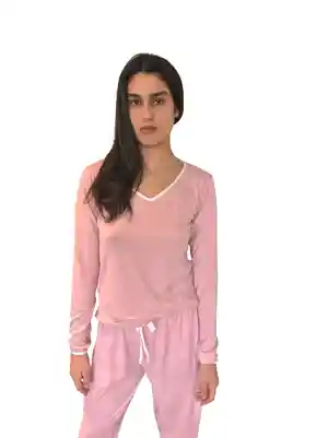 Nüi Pijama Rosado Claro Manga Larga