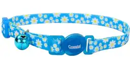 Collar Ajustable Gato Coastal Safe Cat Breakaway Daisy Blue