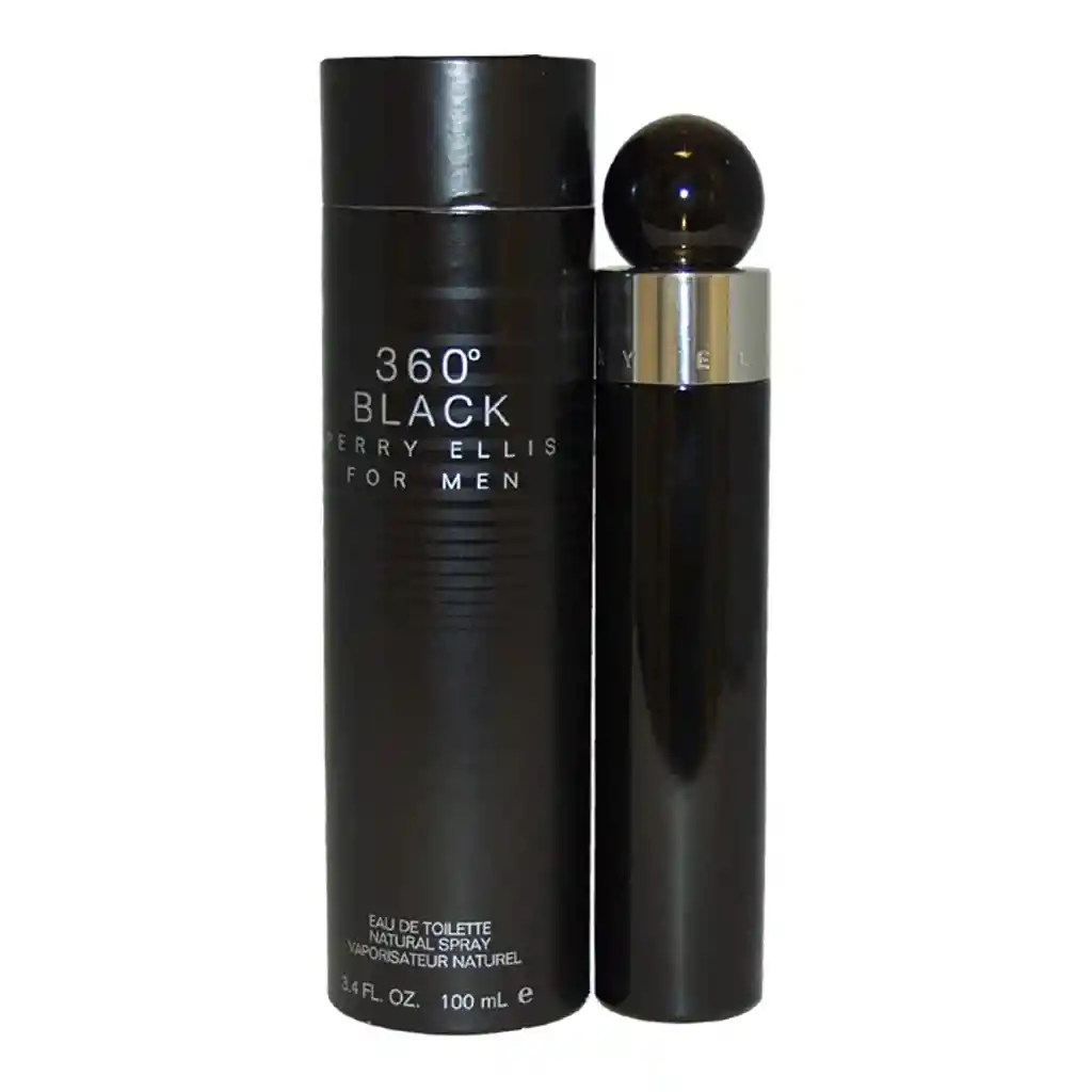 Perry Ellis Perfume 360° Black 100Ml Hombre Original Gara