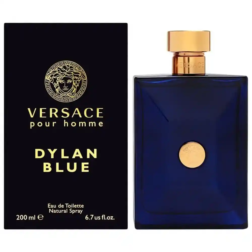 Versace Perfume Dylan Blue 200Ml Hombre Original Garantiz