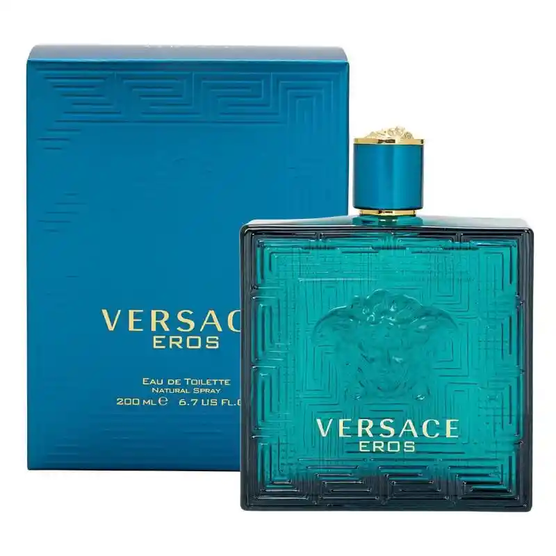 Versace Perfume Eros Edt 200Ml Hombre Original Garantizad