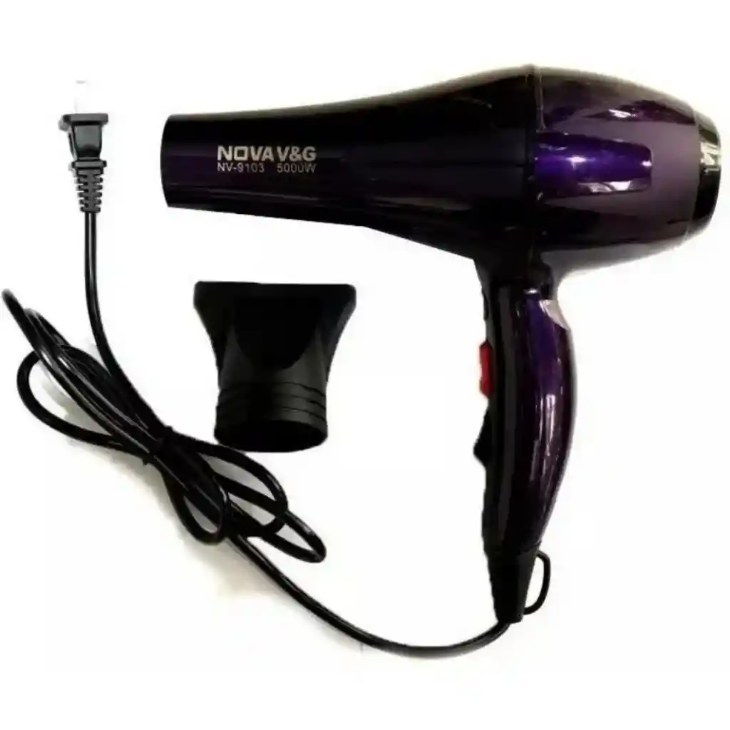 Nova Secador De Pelo Caliente Frió 5000W Cabello Profesional