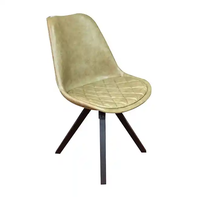 Ekonomodo Silla Auxiliar Eames Tapizada Cuero