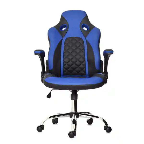 Ekonomodo Silla Oficina Gamer New York Negra Azul