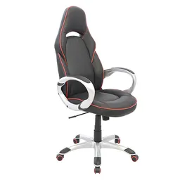 Ekonomodo Silla Oficina Quenna Gamer Negro/ Rojo