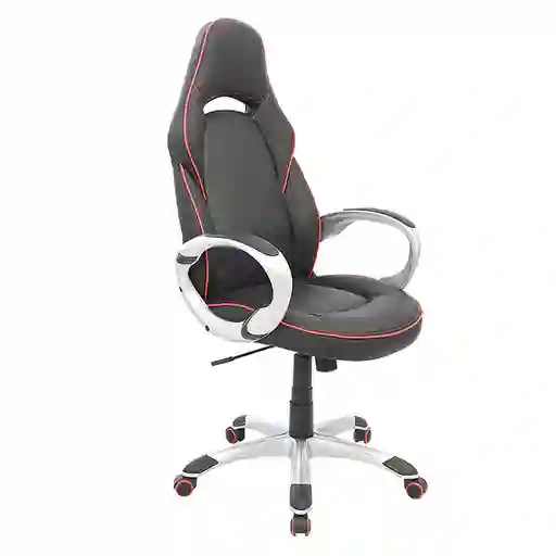 Ekonomodo Silla Oficina Quenna Gamer Negro/ Rojo