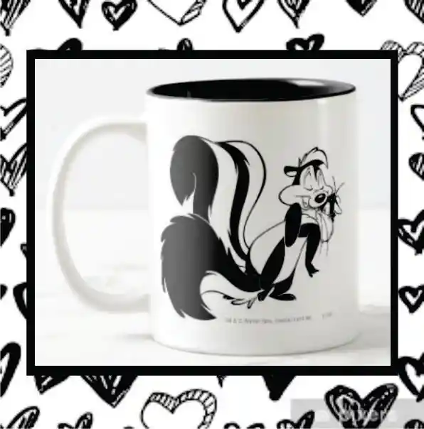 Mug pepe Le Pew . Edisiòn Looney Tunes.