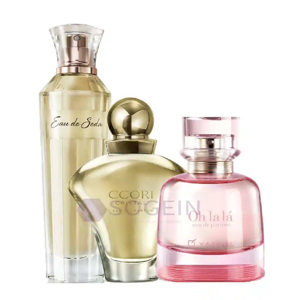 YANBAL Perfume Ccori Cristal + Eau De Seda + Oh La La