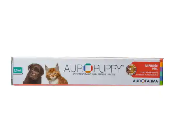 Auropuppy Antiparasitario Para Perro y Gato 2.5 mL