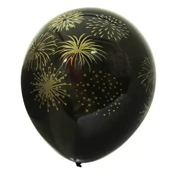 Globo Negro Diseño Pirotecnia