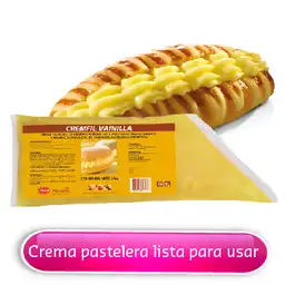 Puratos Crema Pastelera Con Sabor a Vainilla en Manga Cremfil