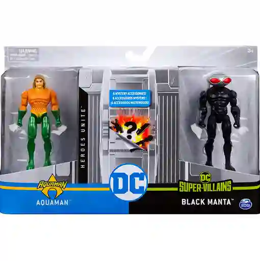 Spin Master Figura Justice League Aquaman vs Black Manta